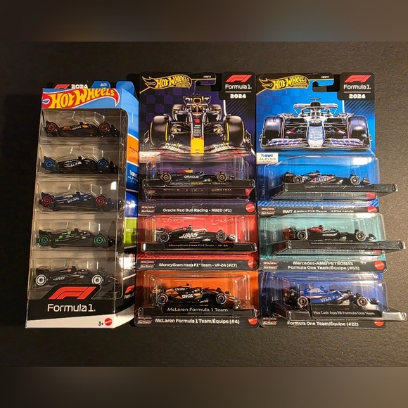 Mattel Other - Hot Wheels Formula 1 Collectible Race Car SET